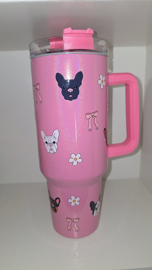 French bulldog tumbler
